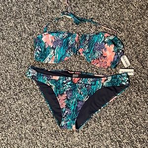 Old Navy Tropical Print Bikini. New with tags